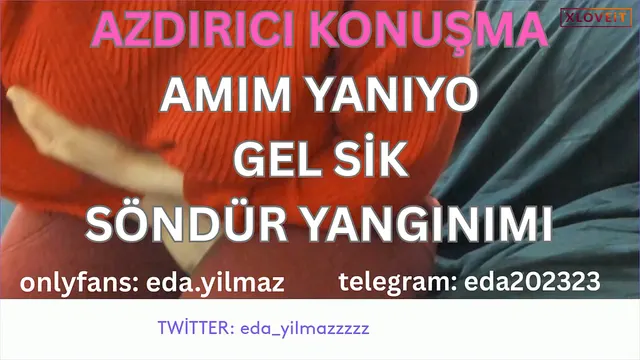 Asmr — Amım yanıyor gel sik söndür ateşimi – Eda Yılmaz — Eda Yılmaz