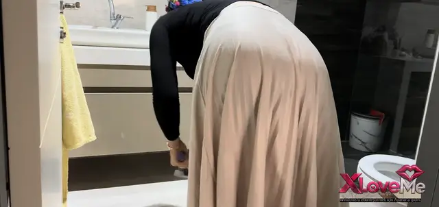 Fatmayla hertelden ifşa Banyo yatak odası temizledi — Fatma ile Her Telden